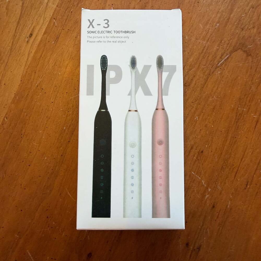 X-3 Sonic Electric Toothbrush with 6 Gear Modes and IPX7 Waterproof Rating